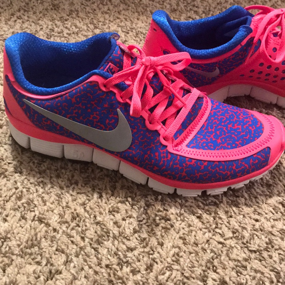 Nike Running Shoes - Hot PINK and Blue